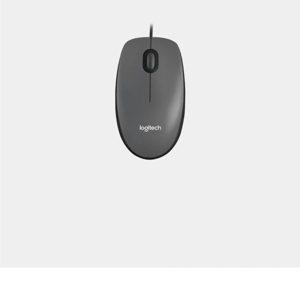 Logitech M100 Wired Mouse in Black New In Box